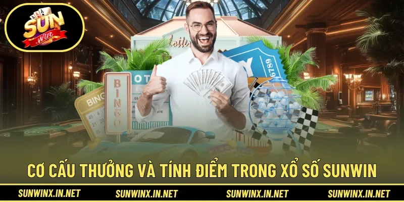 Cơ cấu thưởng và tính điểm trong Xổ Số Sunwin