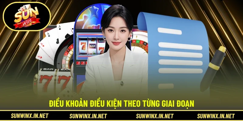 Điều khoản điều kiện theo từng giai đoạn