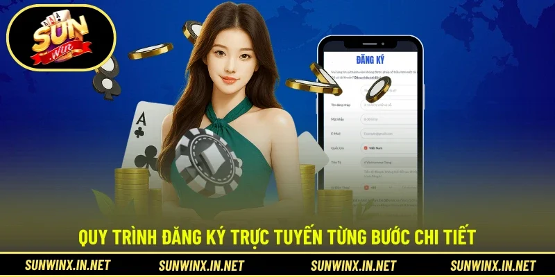 Quy trình đăng ký trực tuyến từng bước chi tiết
